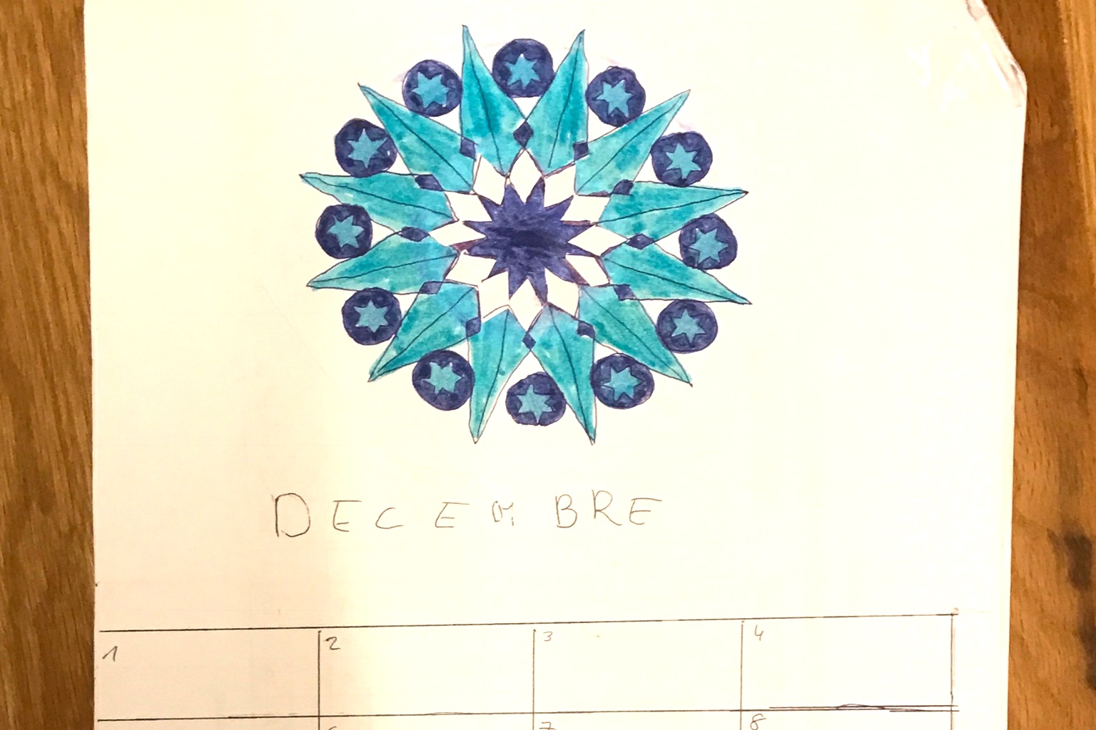 calendrier mandala